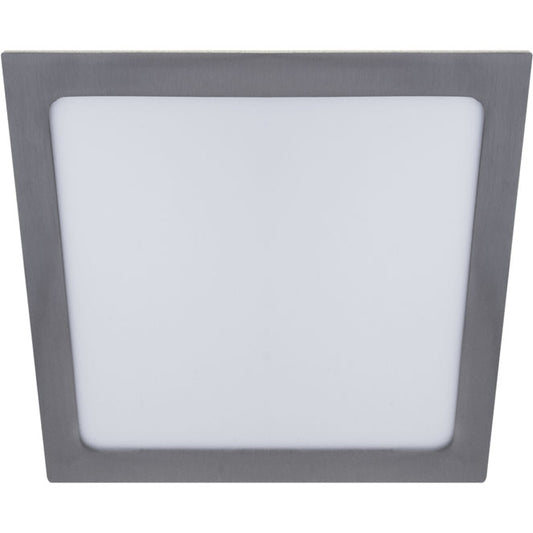 Downlight Empotrable FRANCO 24W 1560lm 6000K Níquel Interlusa - Vista frontal principal en fondo blanco | LuzGurú
