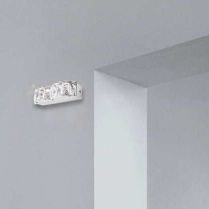 Aplique LED ZURIQUE 8W 4000K Cromo Interlusa instalada en ambiente decorativo de salón o dormitorio | Interlusa