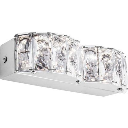Aplique LED ZURIQUE 8W 4000K Cromo Interlusa - Vista frontal principal en fondo blanco | LuzGurú