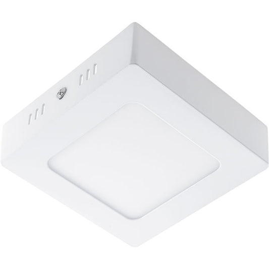 Plafón PESETA Cuadrado LED Interlusa A09780601B en blanco para iluminación técnica