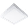 Plafón PESETA cuadrado LED 18W Interlusa A09781801B blanco para cocina y oficina