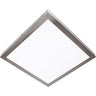Plafón cuadrado PESETA LED Interlusa 40x40cm níquel 6000K