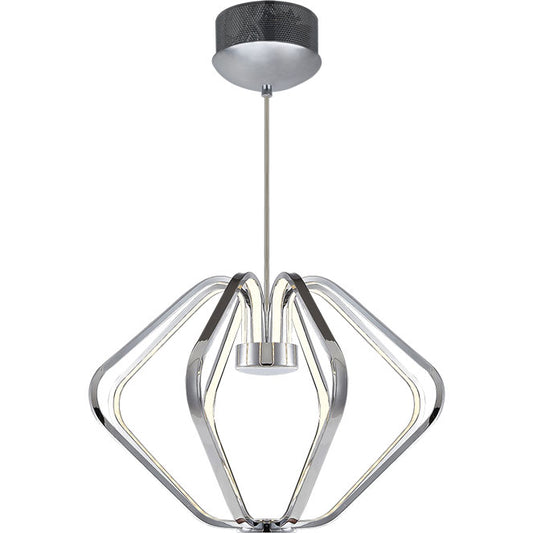 Lámpara Colgante LED PALMIRA LUMIT A10154520 con diseño moderno en cromo
