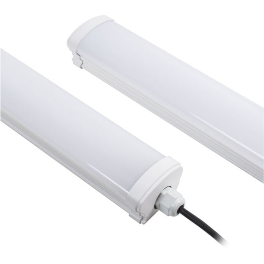 Regleta LED COLUMBITE 150 cm 46W 6000K Blanco Interlusa - Vista frontal principal en fondo blanco | LuzGurú