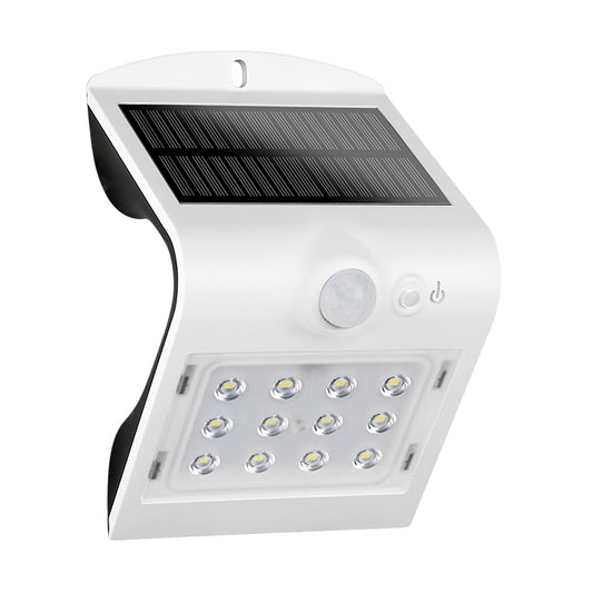 Aplique Solar Exterior SOLARIS 1,5W IP65 Blanco LUMIT Interlusa - vista principal | Interlusa