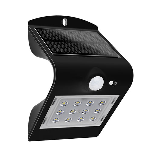 Aplique Solar Exterior SOLARIS LUMIT A11561509BB con Sensor y LED