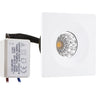 Downlight Empotrable CENTIMO cuadrado fijo LED 1W 4000K Interlusa A12580201B