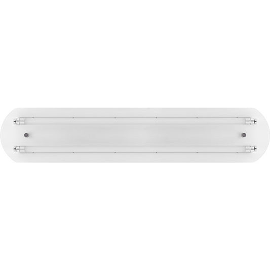 Plafón LED Jadeíte 100 cm Blanco Interlusa - Vista frontal principal en fondo blanco | LuzGurú