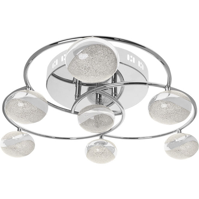 PLANETT Plafón LED Cromo LUMIT A14680720A
