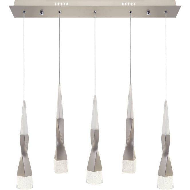 Lámpara de techo LED METEOR LUMIT diseño champán, Ref. A14750564A