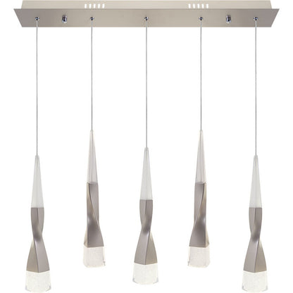 Lámpara de techo LED METEOR LUMIT diseño champán, Ref. A14750564A