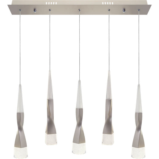 Lámpara de techo LED METEOR LUMIT diseño champán, Ref. A14750564A