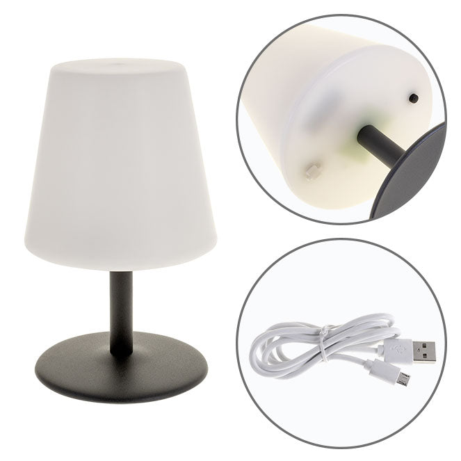 LUMIT BIA Lámpara LED portátil, LUMIT, A15770155A para sobremesa y exterior.