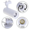 Foco de Carril ARGOS LED 30W 6400K Interlusa en color blanco, vista frontal