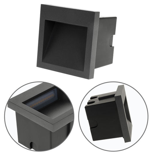 Aplique Empotrable Exterior MUSTANG LED 3W 9 cm Antracita LUMIT Interlusa - vista principal | Interlusa
