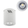 Plafón TUBI LED Interlusa de aluminio blanco, vista frontal