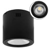 Plafón TUBI LED 30W 2400lm 4000K de aluminio negro Interlusa