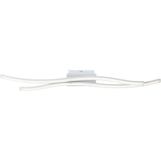 Plafón LED JORJA 80 cm 2x12W Luz Neutra Blanco LUMIT Interlusa - vista principal | Interlusa