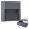 Aplique LED cuadrado LUMIT Lordelo para exterior, referencia A18760455B