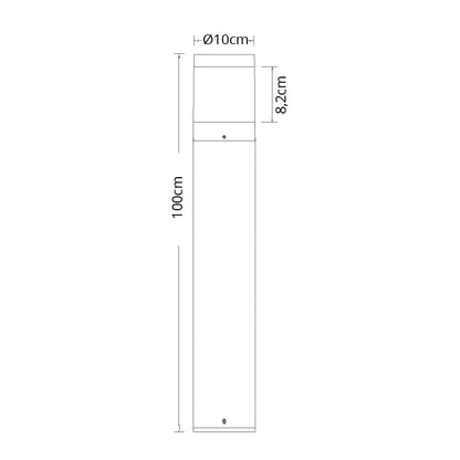 Farola LED BUGIO con protección IP54 para uso exterior seguro