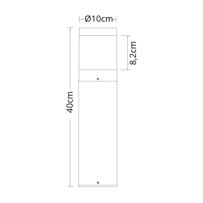 Farola LED BUGIO con protección IP54 ideal para iluminar jardines