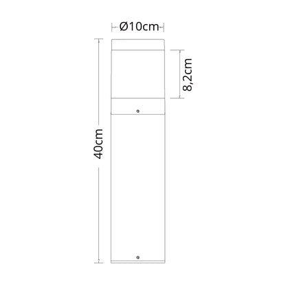 Farola LED BUGIO con protección IP54 ideal para iluminar jardines