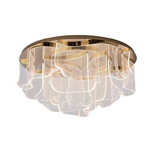 Plafón LED Dorado LUMIT CLAIRE A19781529 de diseño exclusivo