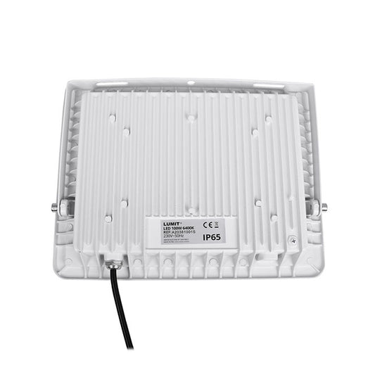 Proyector TUMUT fabricado en Aluminio color Blanco, ideal para exteriores