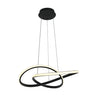 Lámpara Colgante LED LUMIT DORALICE Diseño Negro A21255009A