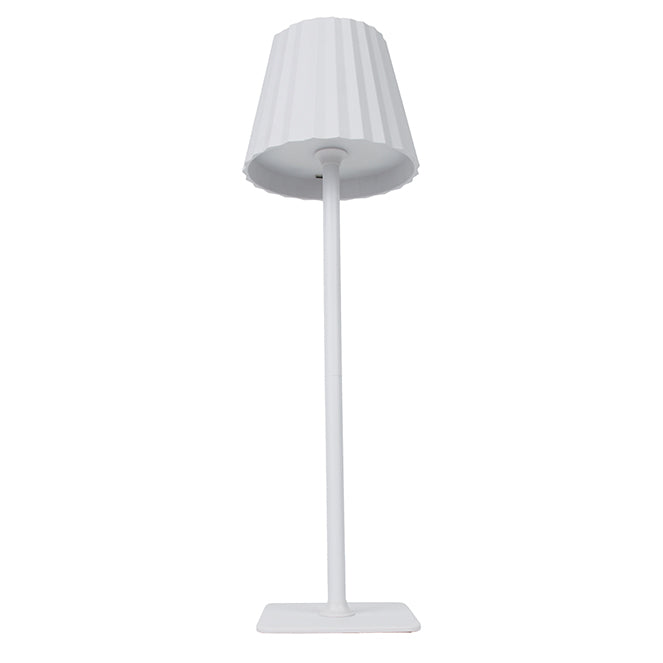 Lámpara LOTTUS fabricada en Hierro y Acrílico, color Blanco