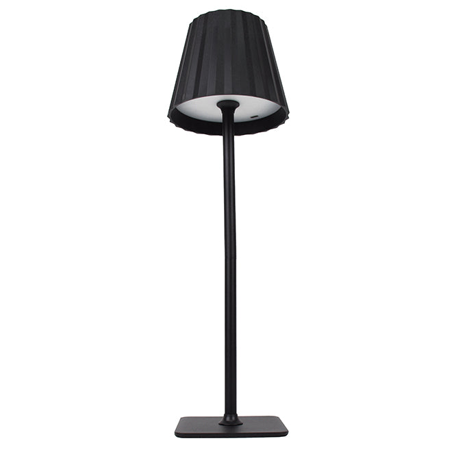 Lámpara LOTTUS fabricada en Hierro y Acrílico color Negro