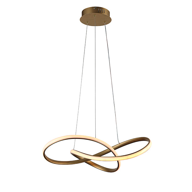 Lámpara Colgante LED SAMIRA Oro LUMIT A21750629CCT