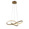 Lámpara Colgante LED SAMIRA Oro LUMIT A21750629CCT