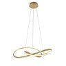Lámpara Colgante LED Oro LUMIT SAMIRA A21750829CCT