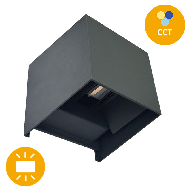 Aplique Exterior LED LUMIT SOR CCT Antracita A21861055ABS