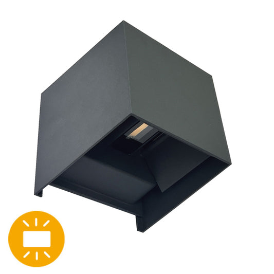 Aplique Exterior LED Antracita LUMIT A21861055B para iluminación moderna