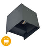 Aplique Exterior LED Antracita LUMIT A21861055B para iluminación moderna