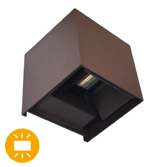 Aplique exterior bidireccional LUMIT SOR óxido A21861063B