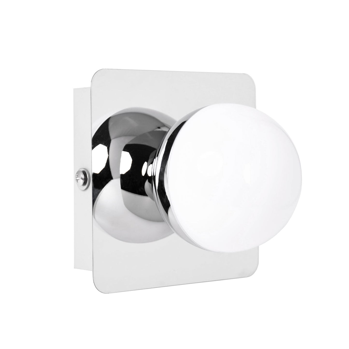 Aplique LED para baño LUMIT SIRLA A22980120B cromo, ideal para iluminar espejos con estilo moderno.