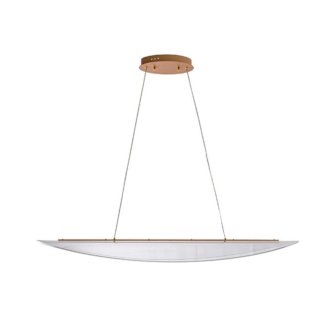 Lámpara de techo LED dorada CORALINA LUMIT A23551129