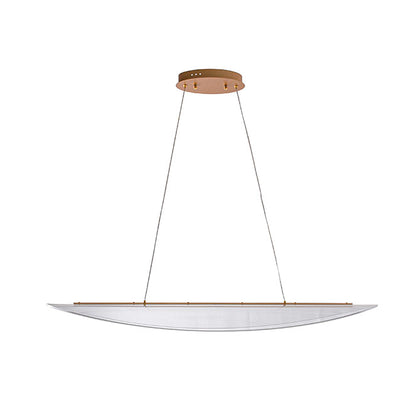 Lámpara de techo LED dorada CORALINA LUMIT A23551129