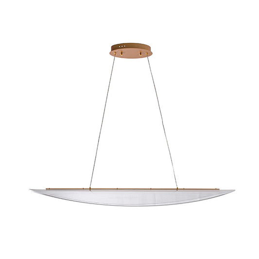 Lámpara de techo LED dorada CORALINA LUMIT A23551129