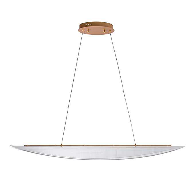 Lámpara de techo LED CORALINA LUMIT A23551229 diseño dorado regulable