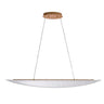 Lámpara de techo LED CORALINA LUMIT A23551229 diseño dorado regulable