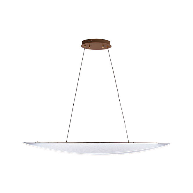 Lámpara CORALINA fabricada en metal y acrílico color oro de LUMIT