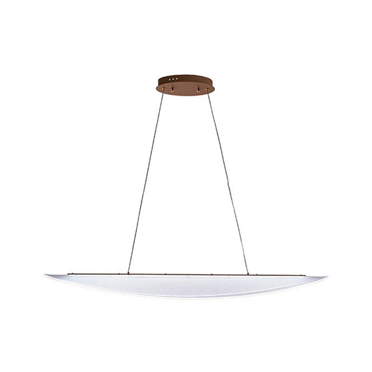Lámpara CORALINA fabricada en metal y acrílico color oro de LUMIT