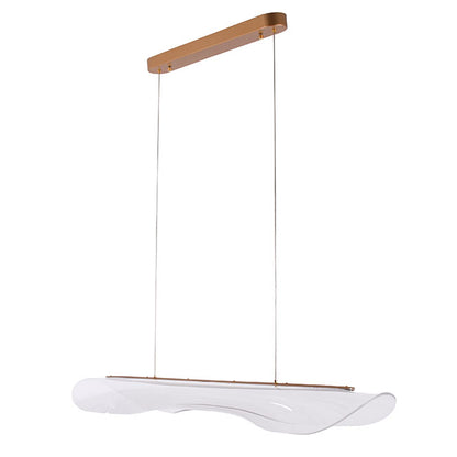 Lámpara de techo LED dorada LUMIT CORALINA A23552229