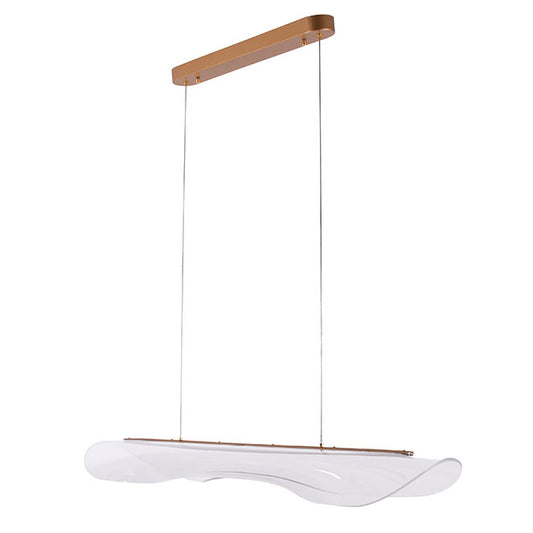 Lámpara de techo LED dorada LUMIT CORALINA A23552229