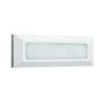 Aplique LED Estanco LUMIT EIRIZ Blanco, Ref. A23660401B para exterior.