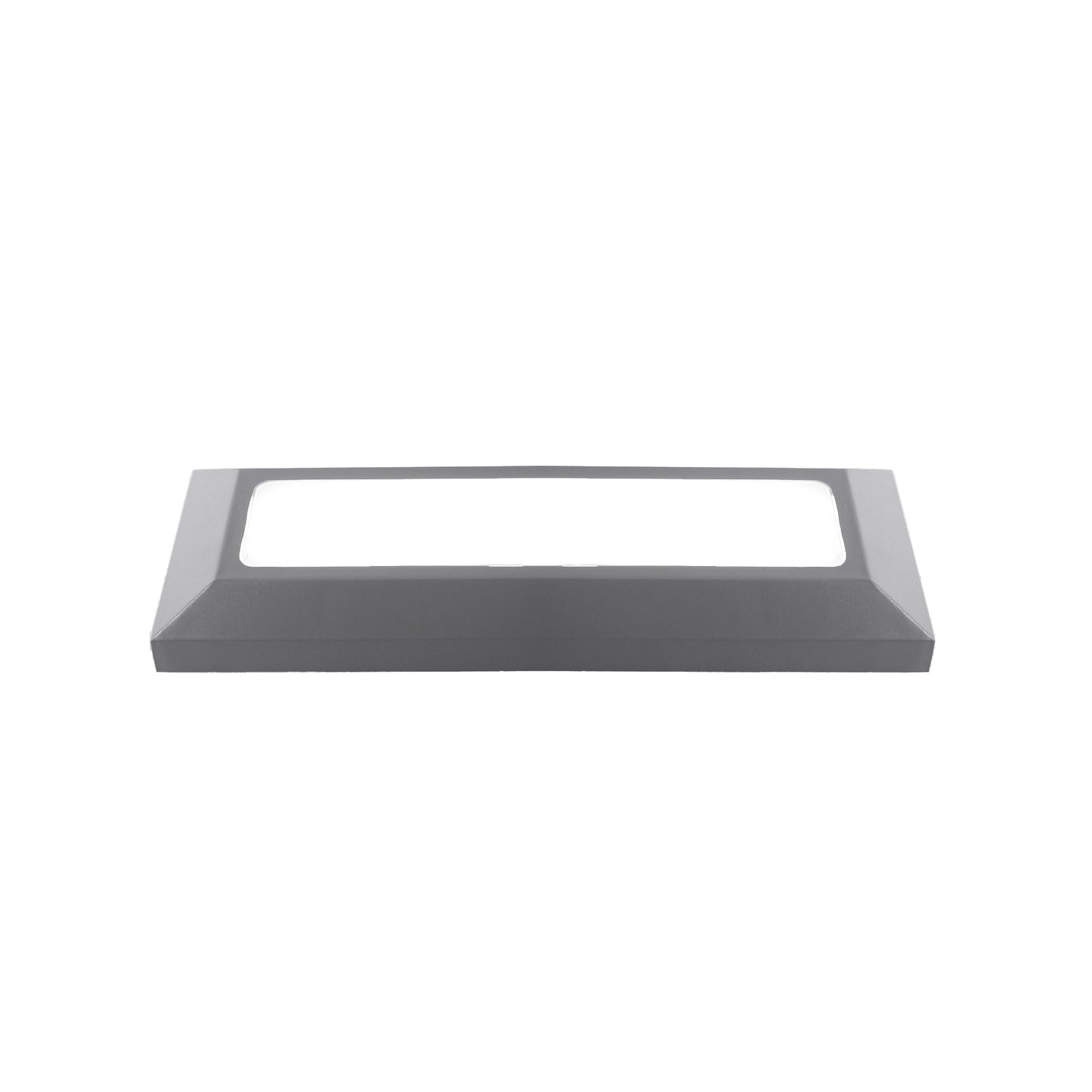 Aplique EIRIZ LUMIT fabricado en ABS y PC, color gris, resistente